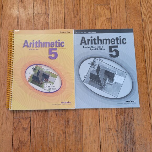 Abeka Arithmetic 5 Text Answer Key Quiz Test Key Set Grade 5 Homeschool Learning - Picture 1 of 1